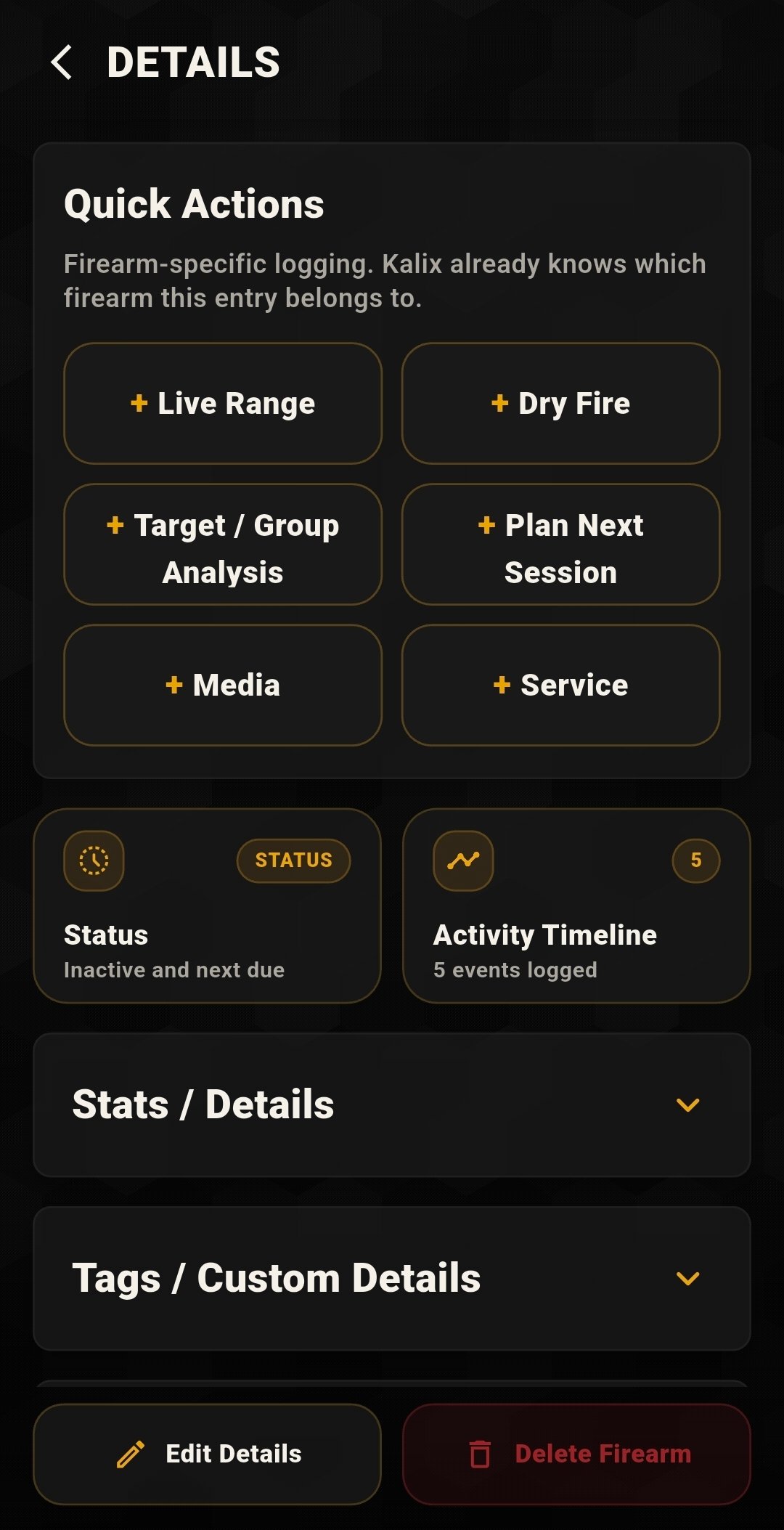 Firearm quick actions